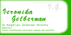 veronika gelberman business card